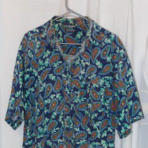 Vintage Paisley Print Shirt